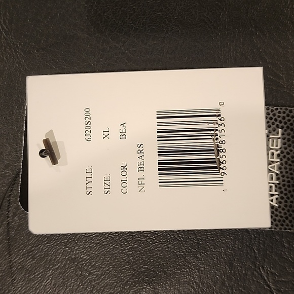 NFL Official Chicago Bears Double Team 3/4-Sleeve Lace-Up T-Shirt. Ladies XL - Picture 8 of 8